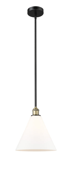 Innovations - 616-1S-BAB-GBC-121 - One Light Mini Pendant - Edison - Black Antique Brass