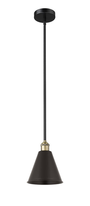 Innovations - 616-1S-BAB-MBC-8-BK - One Light Mini Pendant - Edison - Black Antique Brass