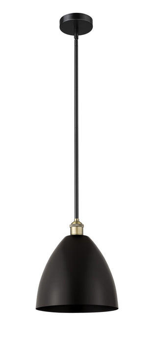 Innovations - 616-1S-BAB-MBD-12-BK - One Light Mini Pendant - Edison - Black Antique Brass