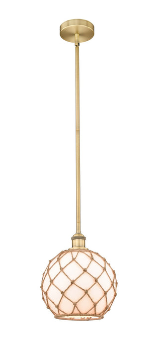 Innovations - 616-1S-BB-G121-10RB - One Light Mini Pendant - Edison - Brushed Brass