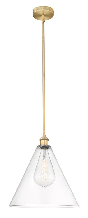 Innovations - 616-1S-BB-GBC-162 - One Light Pendant - Edison - Brushed Brass