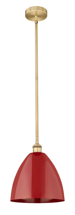 Innovations - 616-1S-BB-MBD-12-RD - One Light Mini Pendant - Edison - Brushed Brass