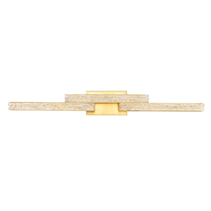 CWI Lighting - 1588W36-3-624 - LED Vanity - Stagger - Brass