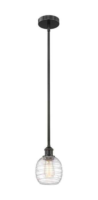 Innovations - 616-1S-BK-G1013 - One Light Mini Pendant - Edison - Matte Black