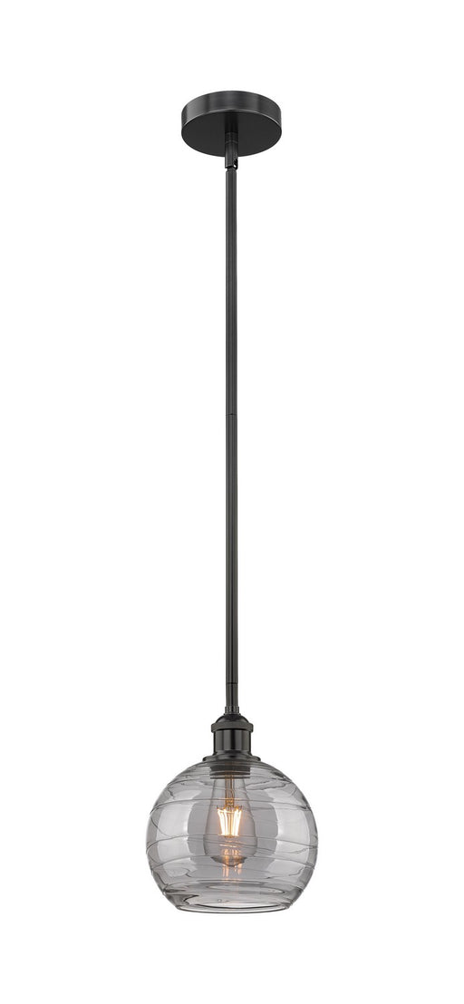 Innovations - 616-1S-BK-G1213-8SM - One Light Mini Pendant - Edison - Matte Black