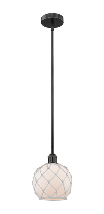 Innovations - 616-1S-BK-G121-8RW - One Light Mini Pendant - Edison - Matte Black