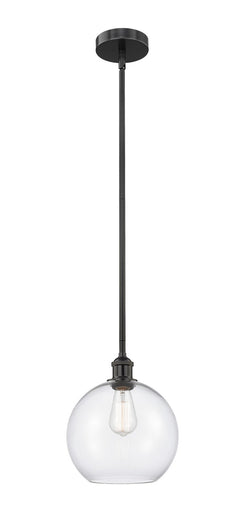 Edison One Light Mini Pendant Matte Black