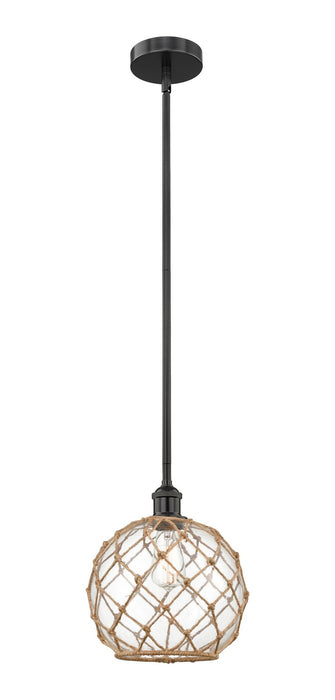 Innovations - 616-1S-BK-G122-10RB - One Light Mini Pendant - Edison - Matte Black