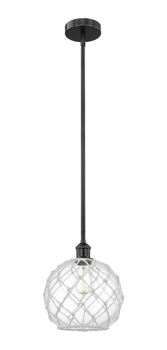 Innovations - 616-1S-BK-G122-10RW - One Light Mini Pendant - Edison - Matte Black