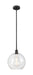 Innovations - 616-1S-BK-G122-12 - One Light Mini Pendant - Edison - Matte Black