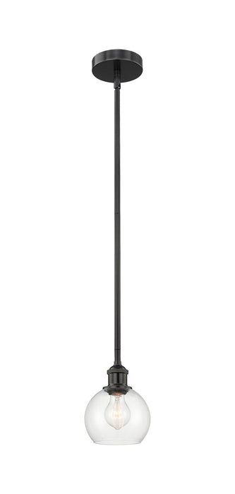 Innovations - 616-1S-BK-G122-6 - One Light Mini Pendant - Edison - Matte Black