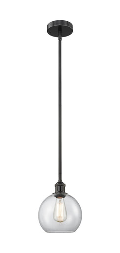 Edison One Light Mini Pendant Matte Black