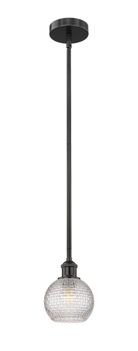 Innovations - 616-1S-BK-G122C-6CL - One Light Mini Pendant - Edison - Matte Black