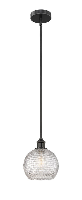 Innovations - 616-1S-BK-G122C-8CL - One Light Mini Pendant - Edison - Matte Black