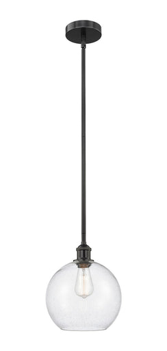 Edison One Light Mini Pendant Matte Black