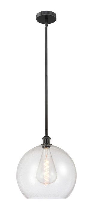 Innovations - 616-1S-BK-G124-14 - One Light Pendant - Edison - Matte Black