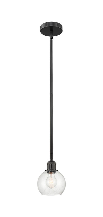 Innovations - 616-1S-BK-G124-6 - One Light Mini Pendant - Edison - Matte Black