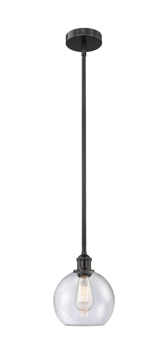 Innovations - 616-1S-BK-G124-8 - One Light Mini Pendant - Edison - Matte Black