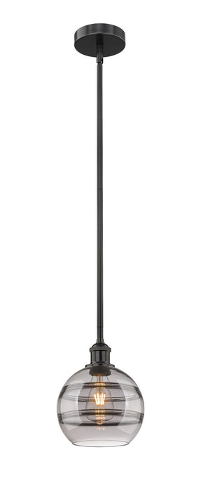 Innovations - 616-1S-BK-G556-8SM - One Light Mini Pendant - Edison - Matte Black