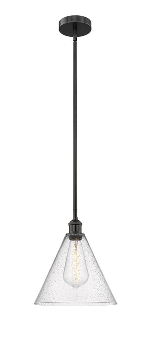 Innovations - 616-1S-BK-GBC-124 - One Light Mini Pendant - Edison - Matte Black