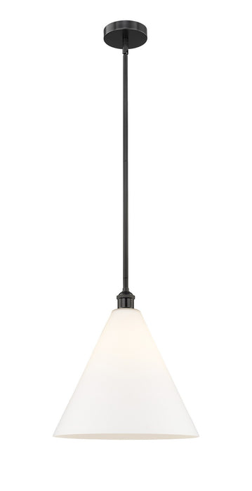 Innovations - 616-1S-BK-GBC-161 - One Light Pendant - Edison - Matte Black