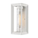 Golden - 2073-OWM NWT-SD - One Light Outdoor Wall Sconce - Smyth NWT - Natural White