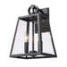 Golden - 6082-OWM NB-CLR - Two Light Outdoor Wall Sconce - Lautner - Natural Black