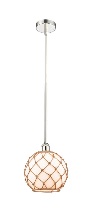 Innovations - 616-1S-PN-G121-10RB - One Light Mini Pendant - Edison - Polished Nickel