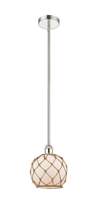 Innovations - 616-1S-PN-G121-8RB - One Light Mini Pendant - Edison - Polished Nickel