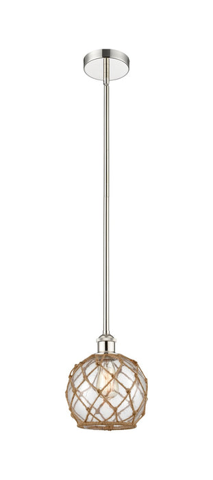 Innovations - 616-1S-PN-G122-8RB - One Light Mini Pendant - Edison - Polished Nickel