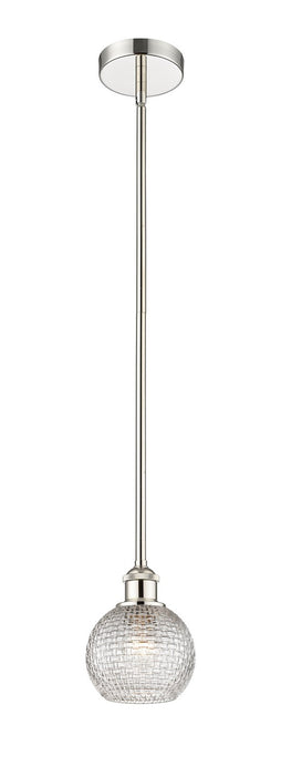 Innovations - 616-1S-PN-G122C-6CL - One Light Mini Pendant - Edison - Polished Nickel