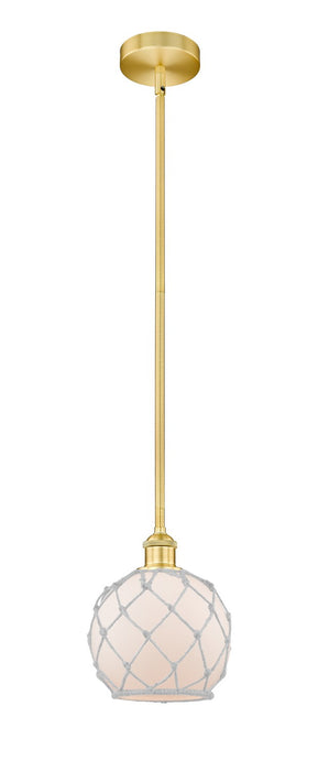 Innovations - 616-1S-SG-G121-8RW - One Light Mini Pendant - Edison - Satin Gold