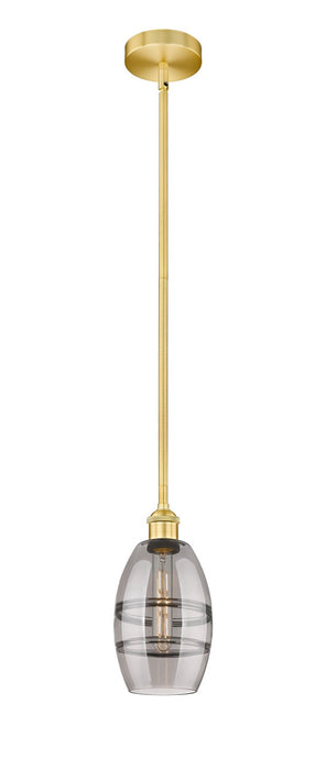 Innovations - 616-1S-SG-G557-6SM - One Light Mini Pendant - Edison - Satin Gold