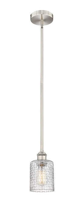 Innovations - 616-1S-SN-G112C-5CL - One Light Mini Pendant - Edison - Brushed Satin Nickel