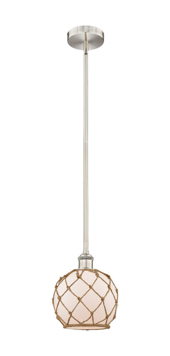 Innovations - 616-1S-SN-G121-8RB - One Light Mini Pendant - Edison - Brushed Satin Nickel