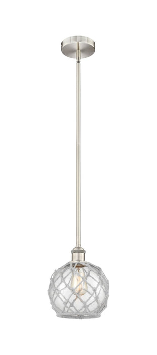 Innovations - 616-1S-SN-G122-8RW - One Light Mini Pendant - Edison - Brushed Satin Nickel