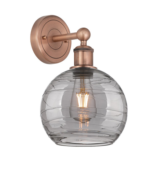 Innovations - 616-1W-AC-G1213-8SM - One Light Wall Sconce - Downtown Urban - Antique Copper