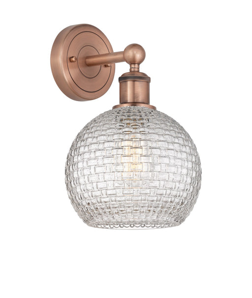 Innovations - 616-1W-AC-G122C-8CL - One Light Wall Sconce - Downtown Urban - Antique Copper