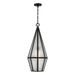 Savoy House - 5-706-BK - One Light Outdoor Hanging Lantern - Peninsula - Matte Black
