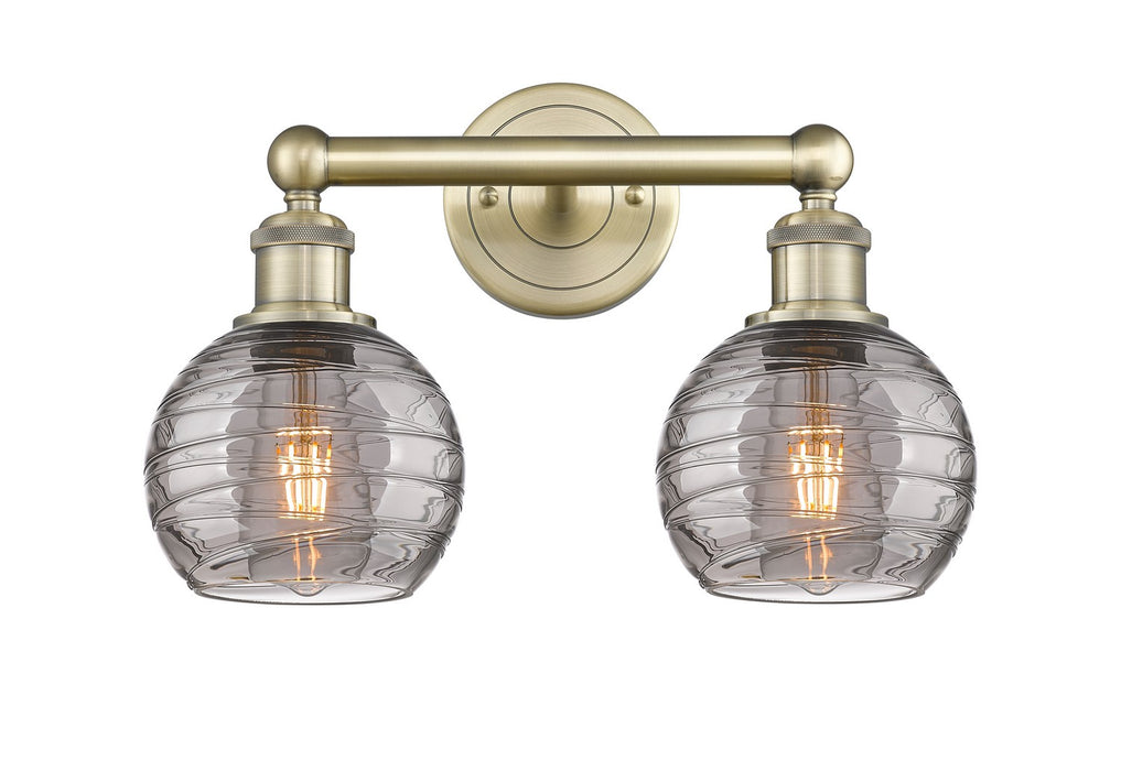 Innovations - 616-2W-AB-G1213-6SM - Two Light Bath Vanity - Edison - Antique Brass