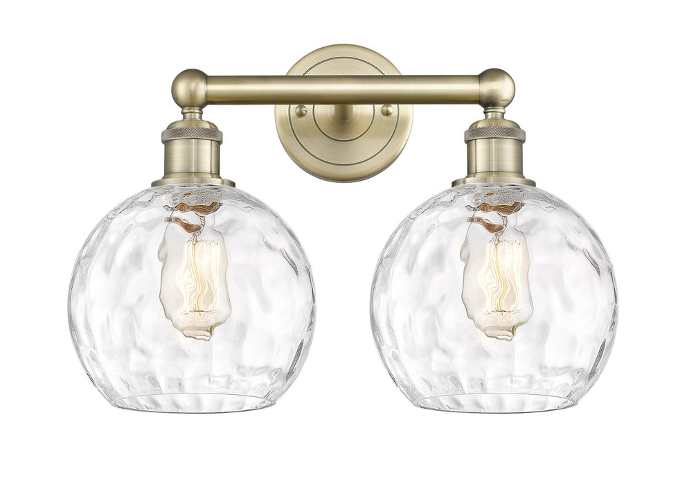 Innovations - 616-2W-AB-G1215-8 - Two Light Bath Vanity - Downtown Urban - Antique Brass