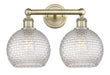 Innovations - 616-2W-AB-G122C-8CL - Two Light Bath Vanity - Downtown Urban - Antique Brass