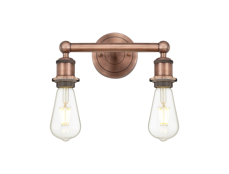 Innovations - 616-2W-AC - Two Light Bath Vanity - Downtown Urban - Antique Copper