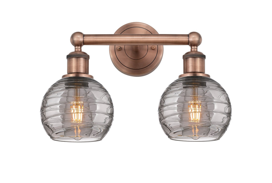 Innovations - 616-2W-AC-G1213-6SM - Two Light Bath Vanity - Edison - Antique Copper