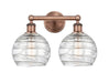 Innovations - 616-2W-AC-G1213-8 - Two Light Bath Vanity - Downtown Urban - Antique Copper