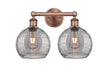 Innovations - 616-2W-AC-G1213-8SM - Two Light Bath Vanity - Downtown Urban - Antique Copper