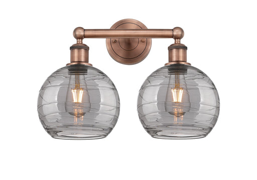 Innovations - 616-2W-AC-G1213-8SM - Two Light Bath Vanity - Downtown Urban - Antique Copper