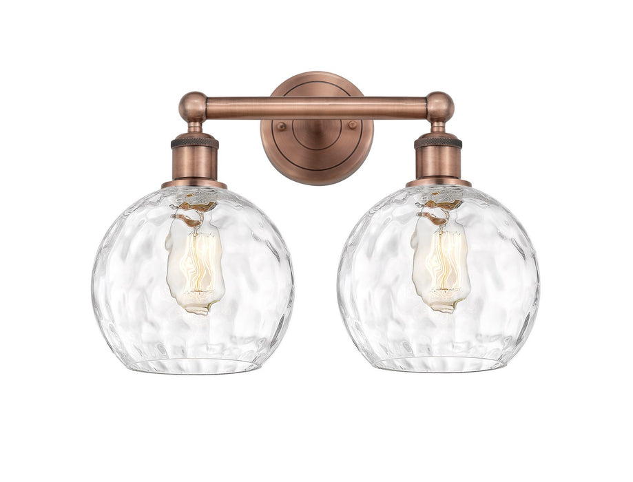 Innovations - 616-2W-AC-G1215-8 - Two Light Bath Vanity - Downtown Urban - Antique Copper