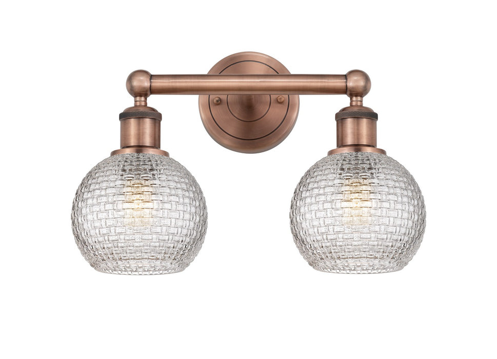 Innovations - 616-2W-AC-G122C-6CL - Two Light Bath Vanity - Edison - Antique Copper