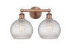 Innovations - 616-2W-AC-G122C-8CL - Two Light Bath Vanity - Downtown Urban - Antique Copper